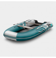 Надувная лодка GLADIATOR E300S морской зеленый-белый