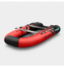 Надувная лодка GLADIATOR E300SL красно-черный