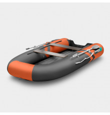 Надувная лодка GLADIATOR E300SL оранжево/темно-серый