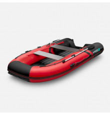 Надувная лодка GLADIATOR E450S красно-черный
