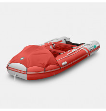 Надувная лодка GLADIATOR E450PRO красно-белый