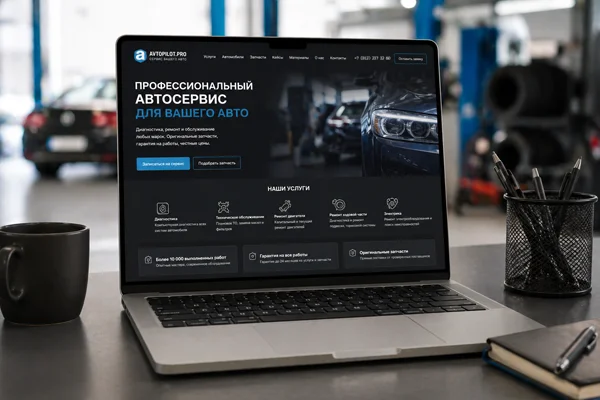Сайт для автосервиса