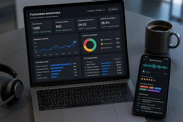 Голосовая аналитика для контроля продаж